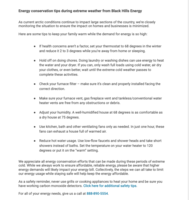 Energy Conservation Tips from Black Hills Energy